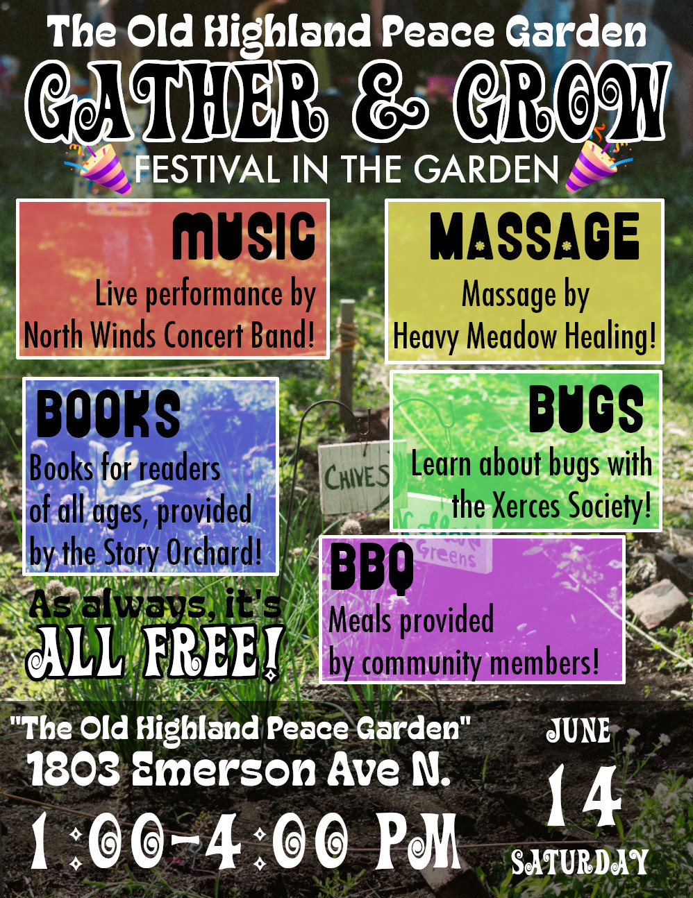 June 14th Garden Event!